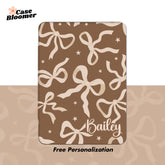 Custom Brown Ribbon Kindle Case, Kobo, Free Personalization